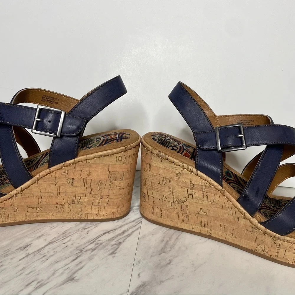 New! BOC Born Chiana Cork Wedge Sandal 11M